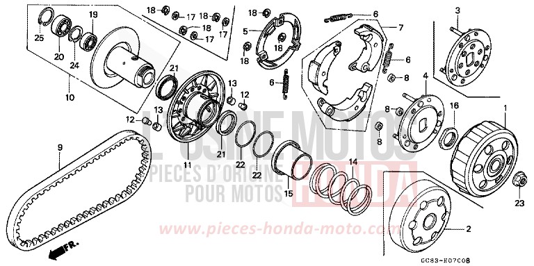 ABTRIEBSFLAECHE von NHX 110 Lead PEARL MILKEY WHITE (NH162) von 1990